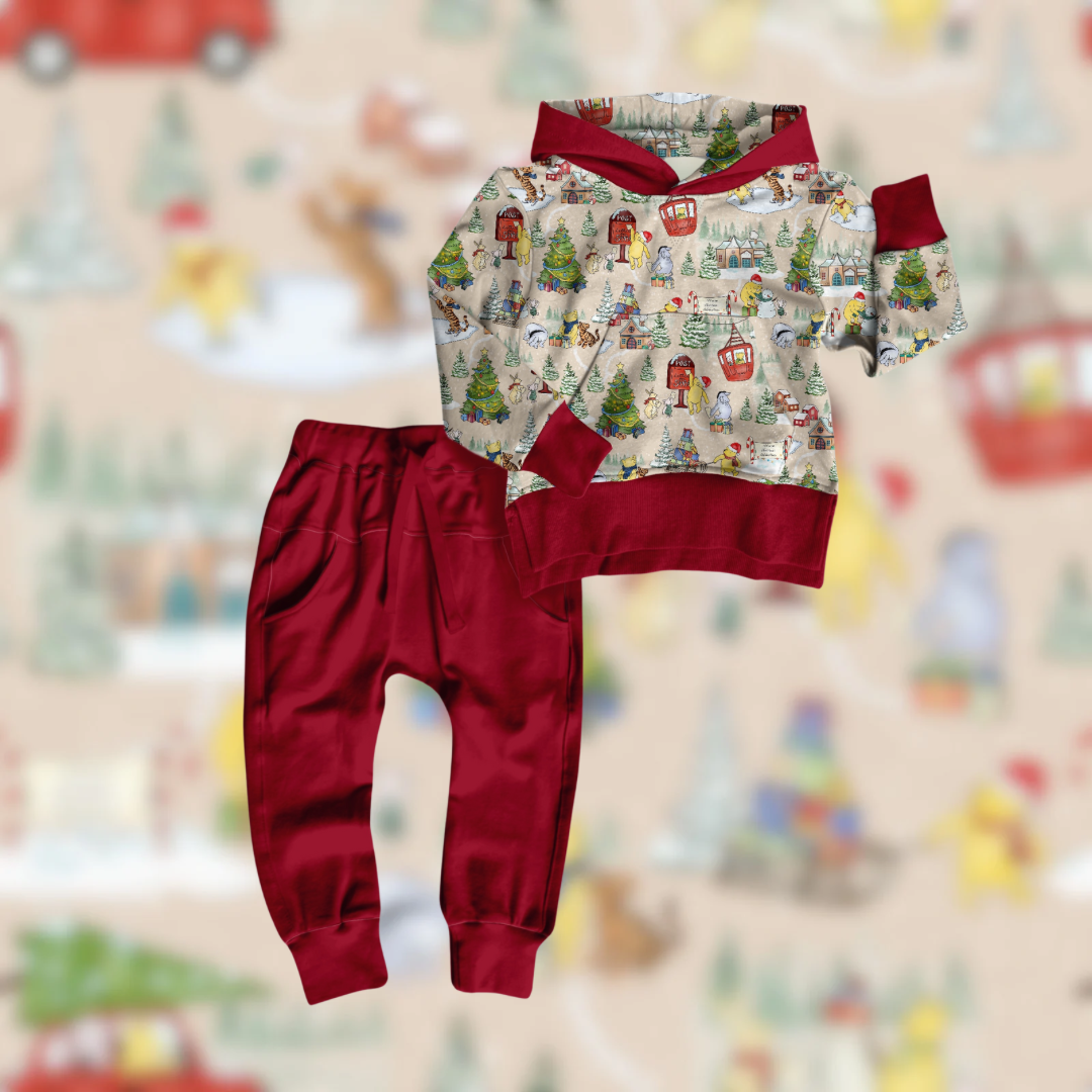 100 ACRE CHRISTMAS HOODIE & JOGGER SET