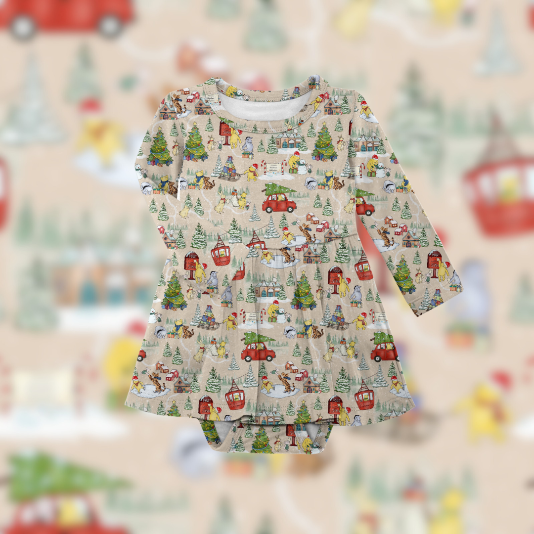 100 ACRE CHRISTMAS BODYSUIT TWIRL