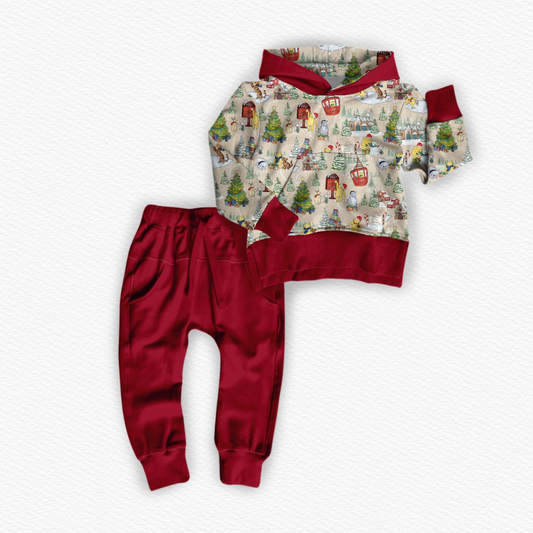 100 ACRE CHRISTMAS HOODIE & JOGGER SET