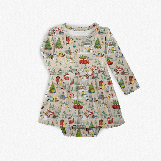 100 ACRE CHRISTMAS BODYSUIT TWIRL