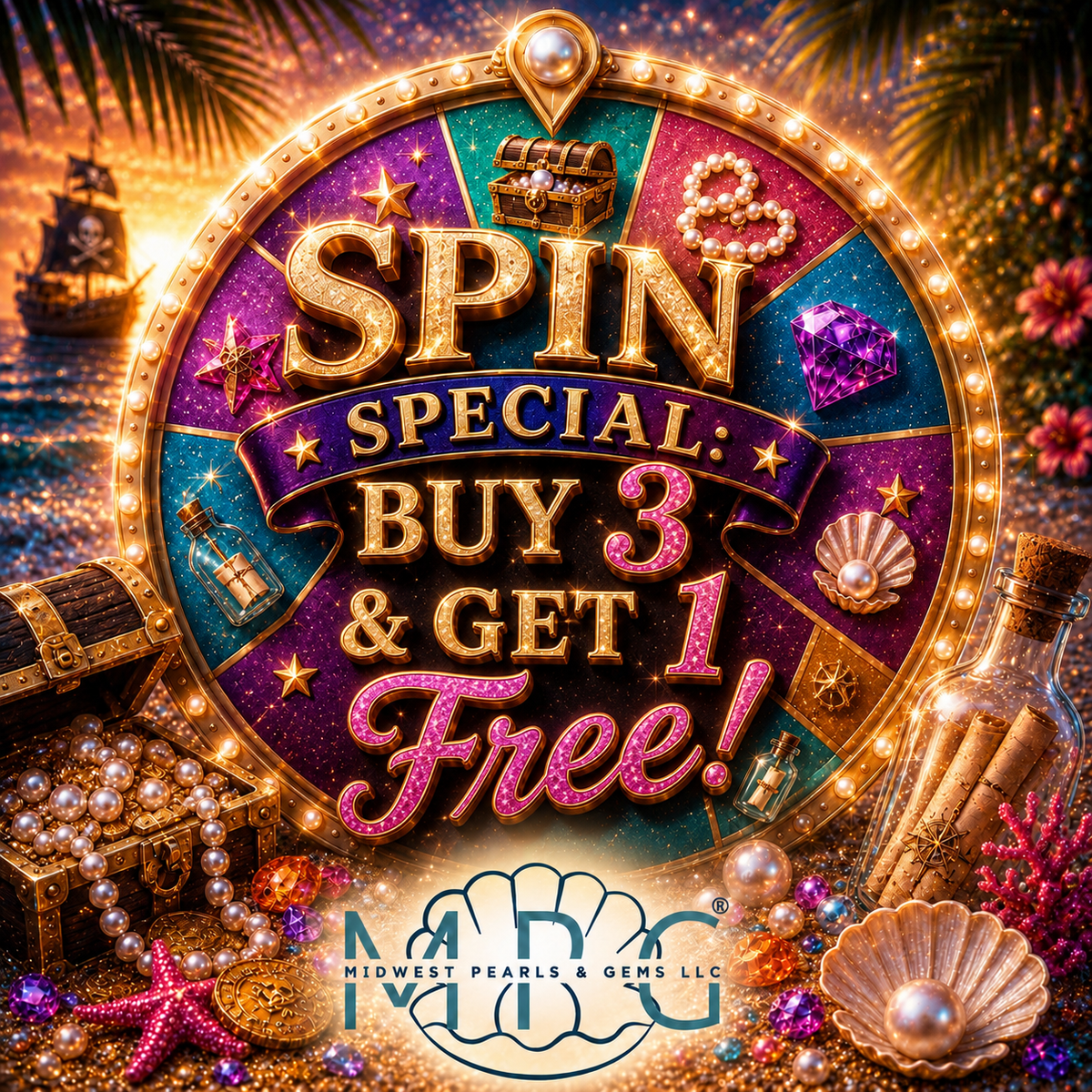 SPIN SPECIAL: BUY 3 GET 1 FREE