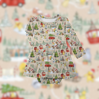 100 ACRE CHRISTMAS BODYSUIT TWIRL