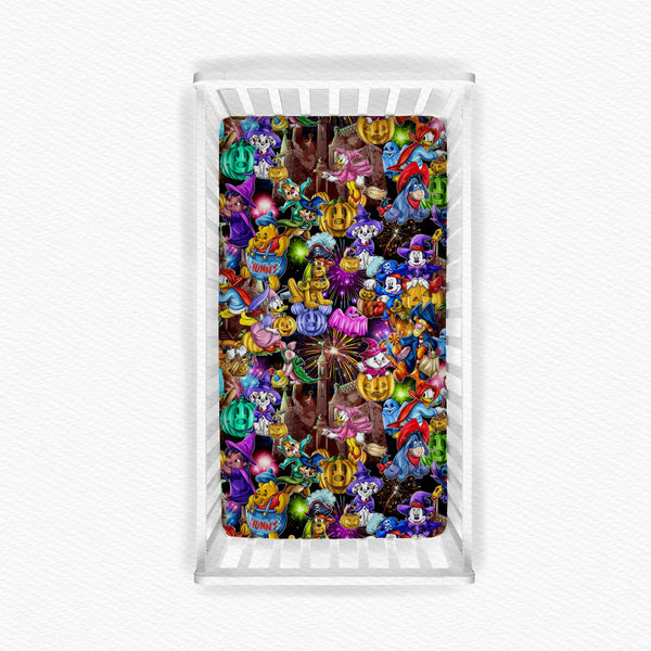 BOO CREW MINI CRIB SHEET