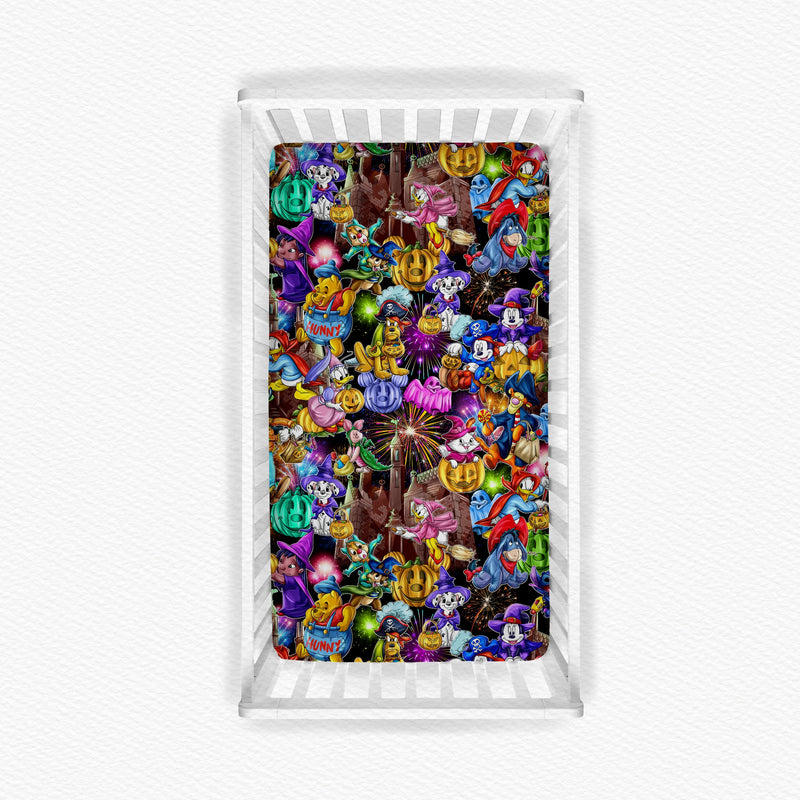 BOO CREW MINI CRIB SHEET