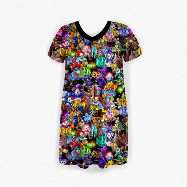 BOO CREW ADULT WOMENS NIGHTGOWN