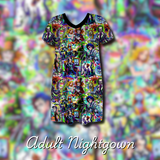 THIS IS HALLOWEEN ADULT WOMENS NIGHTGOWN
