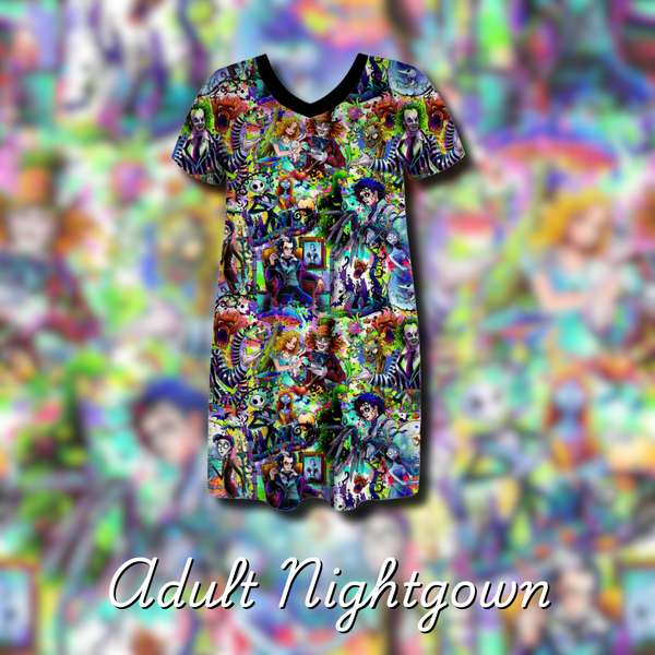 THIS IS HALLOWEEN ADULT WOMENS NIGHTGOWN