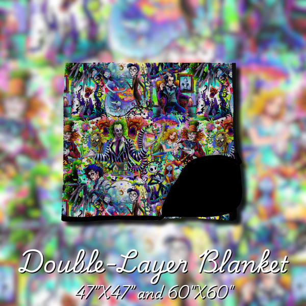 THIS IS HALLOWEEN 60x60 DOUBLE-LAYER BLANKET