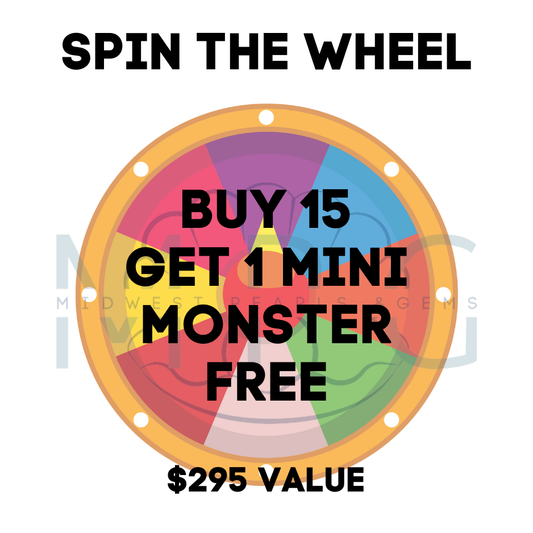 SPIN SPECIAL: BUY 15 GET MINI MONSTER FREE