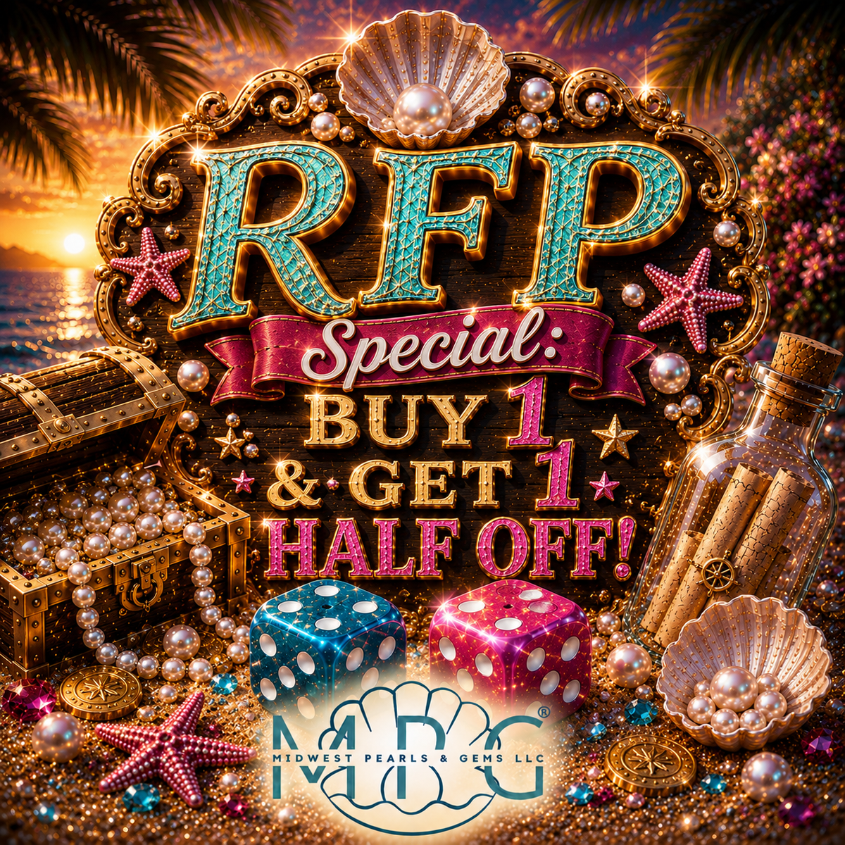 RFP SPECIAL: BUY 1 GET 1 HALF OFF
