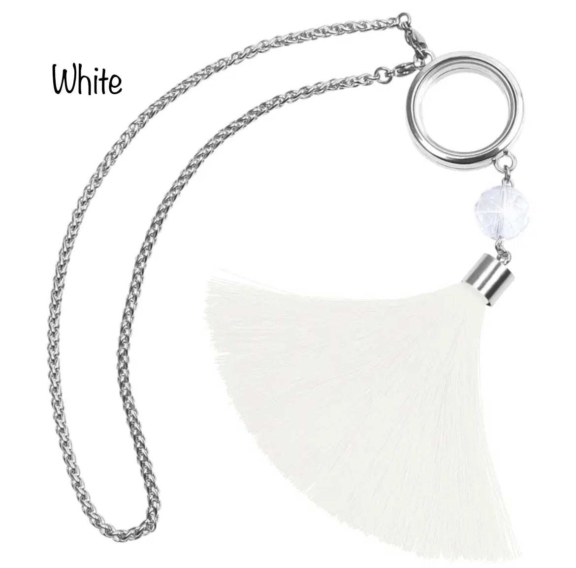 CAR LOCKET WITH TASSEL