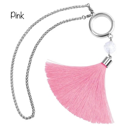 CAR LOCKET WITH TASSEL