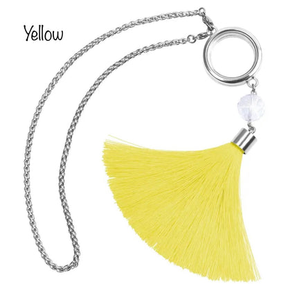 CAR LOCKET WITH TASSEL