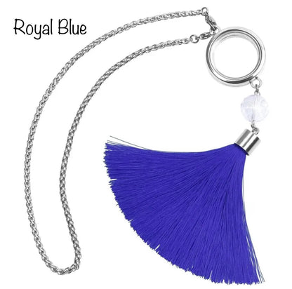 CAR LOCKET WITH TASSEL