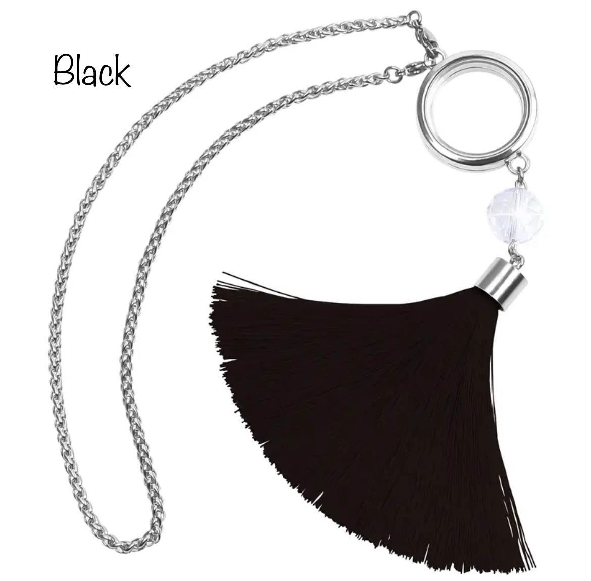 CAR LOCKET WITH TASSEL