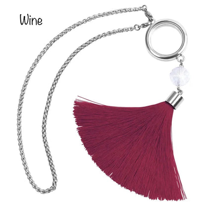 CAR LOCKET WITH TASSEL