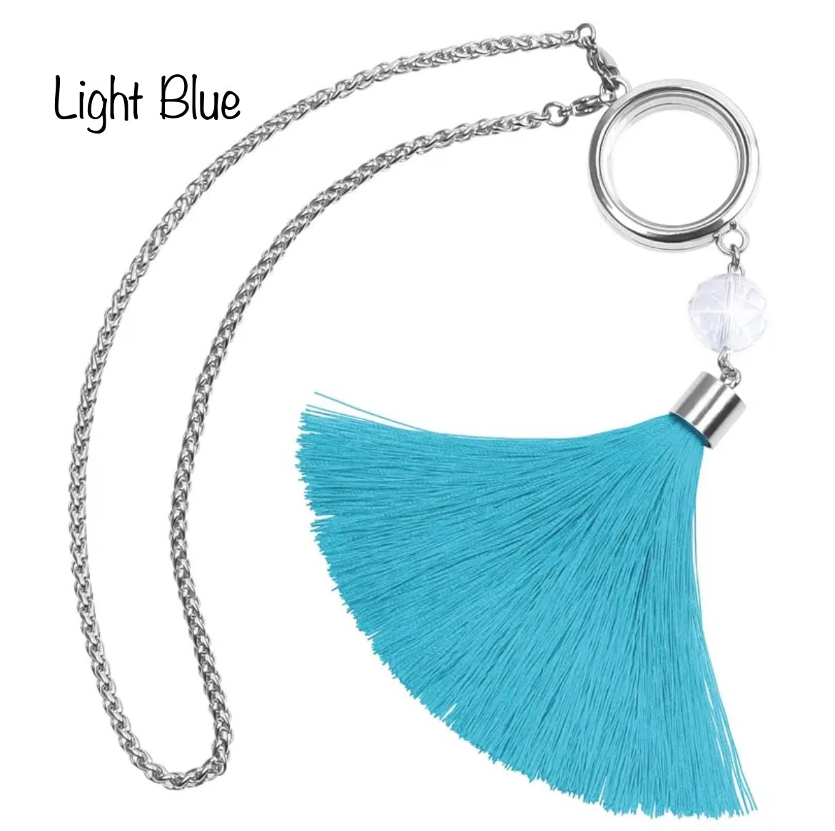 CAR LOCKET WITH TASSEL