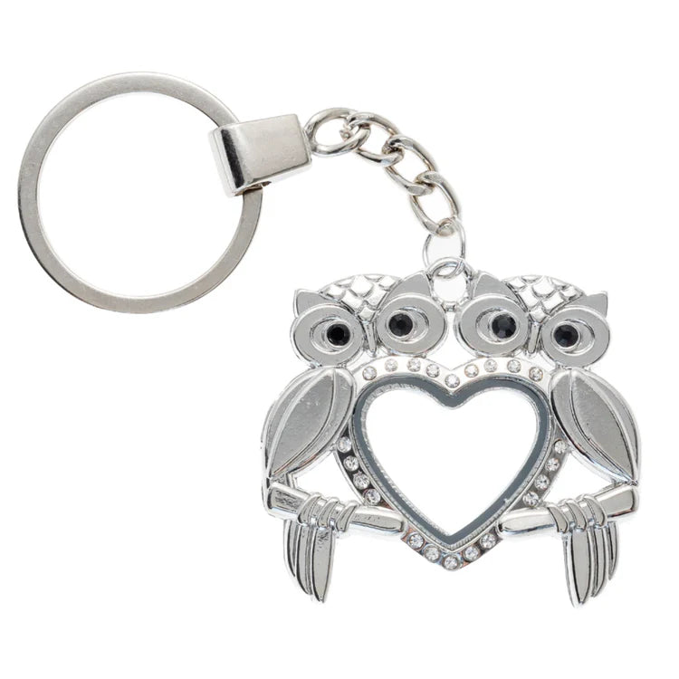 OWL KEYCHAIN LOCKET