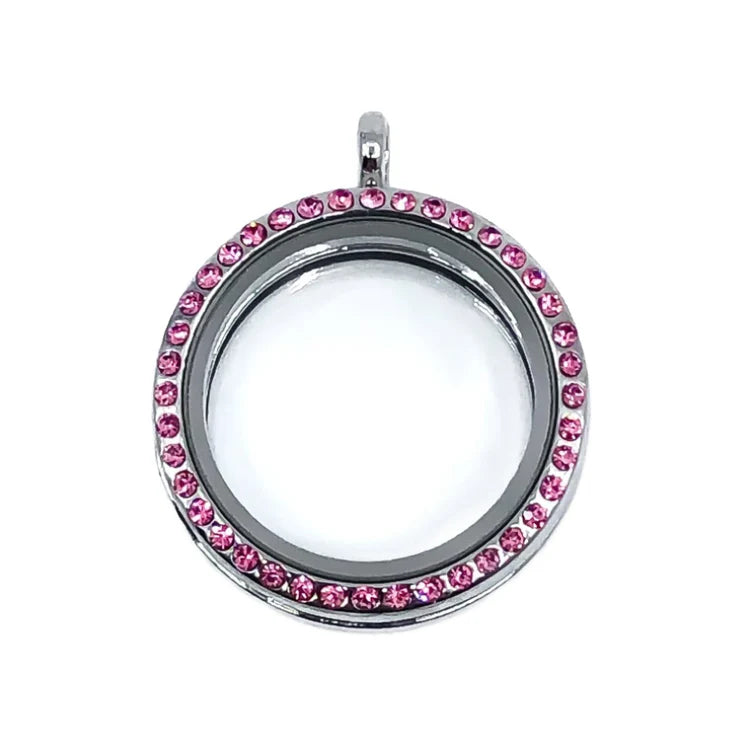 RHINESTONE PENDANT LOCKET