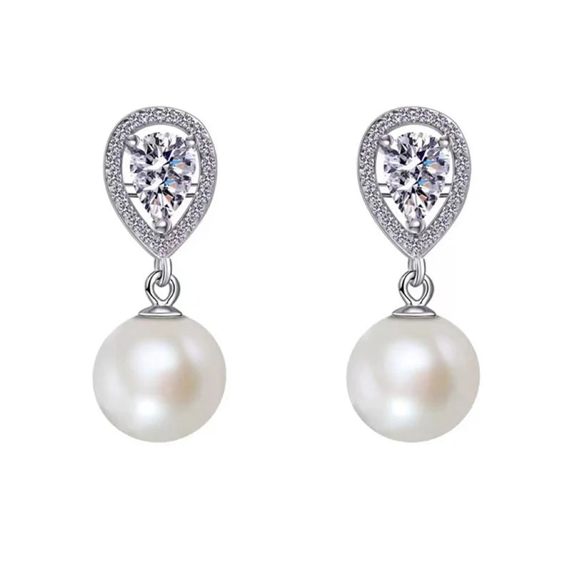 TEARDROP PEARL EARRINGS